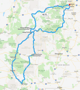 The route