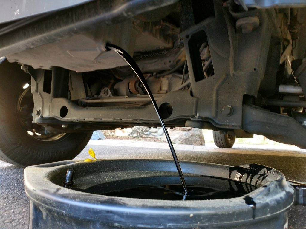 DIY Sprinter Van Oil Change RidingRoadsAndTrails