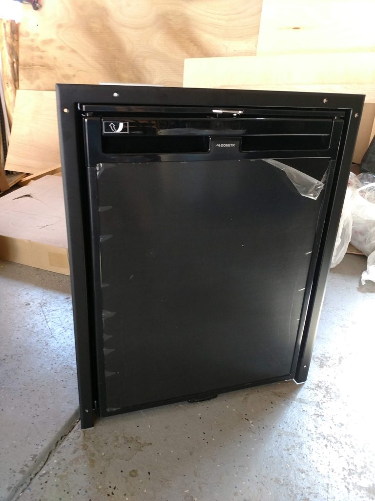DIY Sprinter Van Refrigerator install RidingRoadsAndTrails