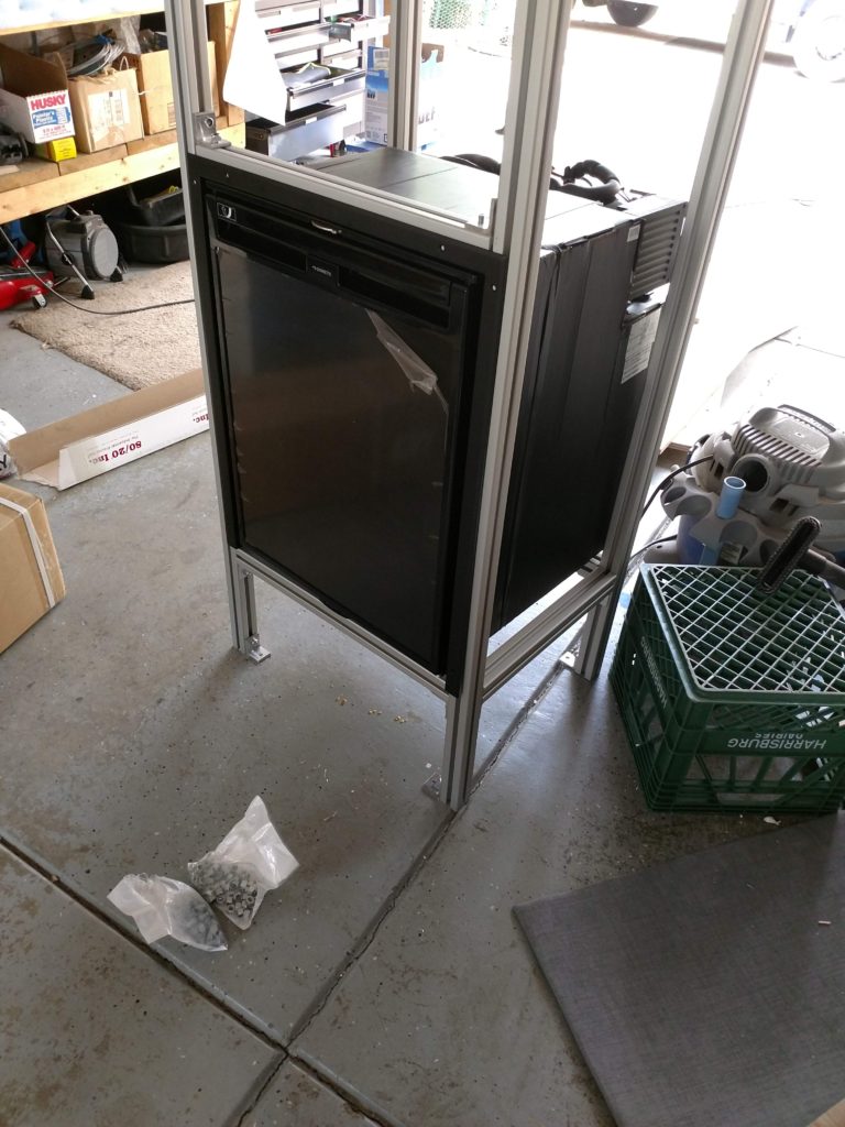 The frame for the refrigerator