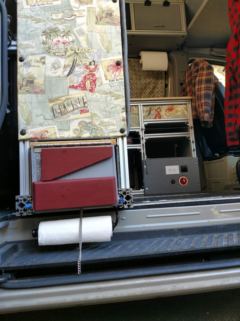 This van now has 2 paper towel dispensers