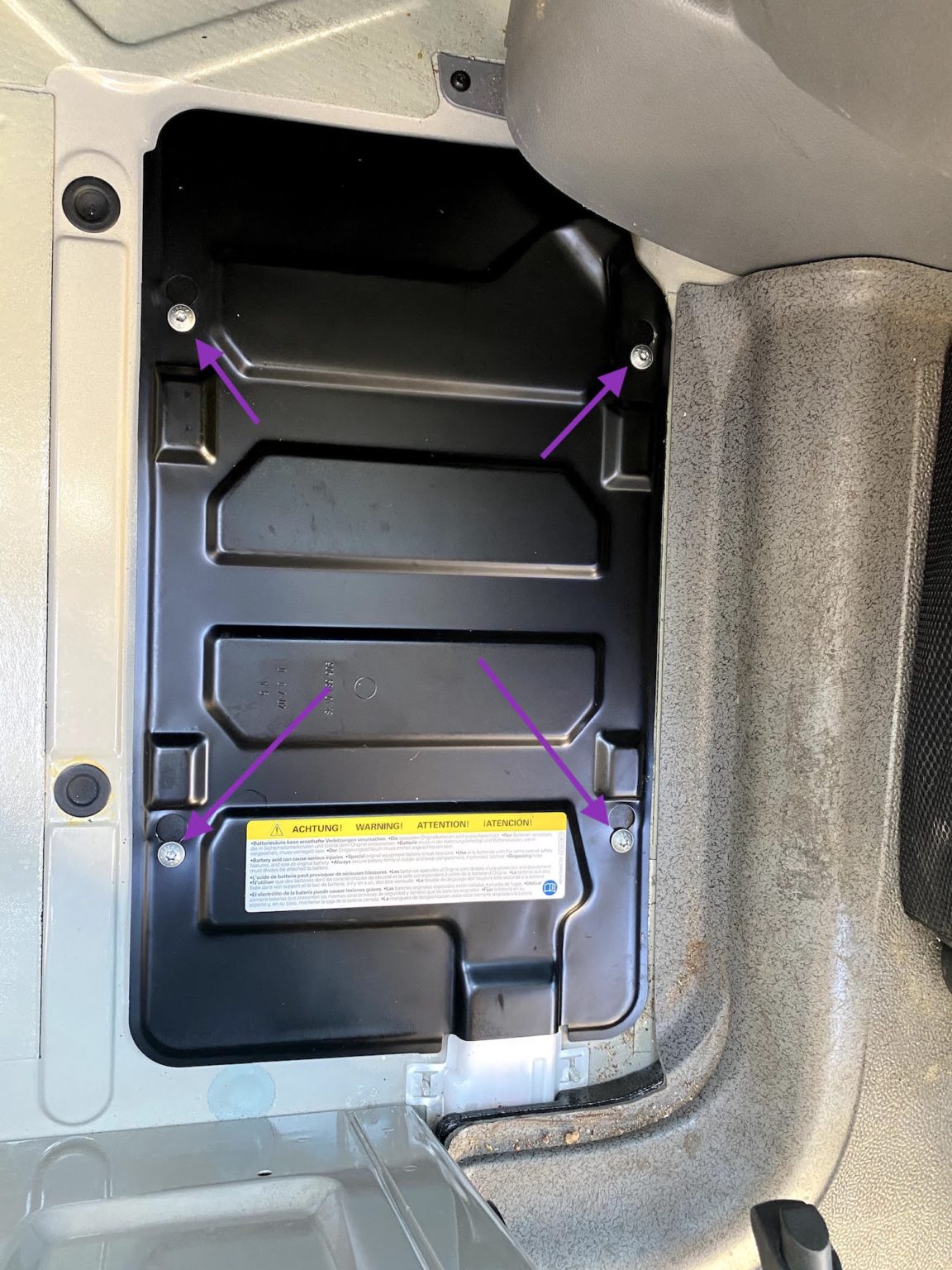 DIY Sprinter starter battery replacement RidingRoadsAndTrails